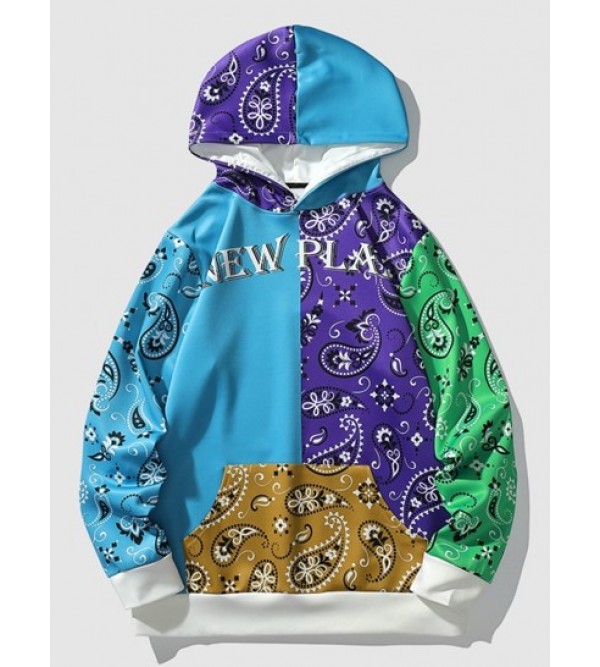 New Plan Paisley Patchwork Hoodie