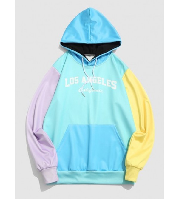 Los Angeles California Colorblock Hoodie