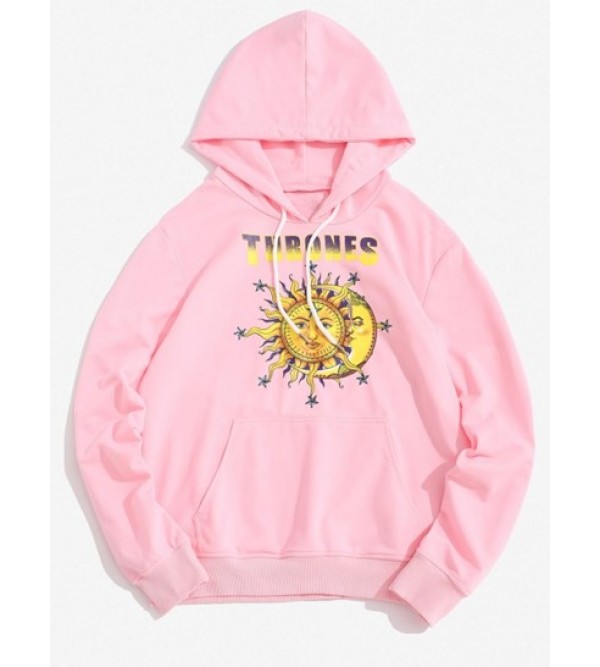 Thrones Celestial Sun And Moon Graphic Hoodie