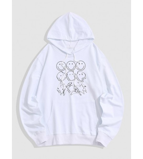 Funny Face Graphic Hoodie