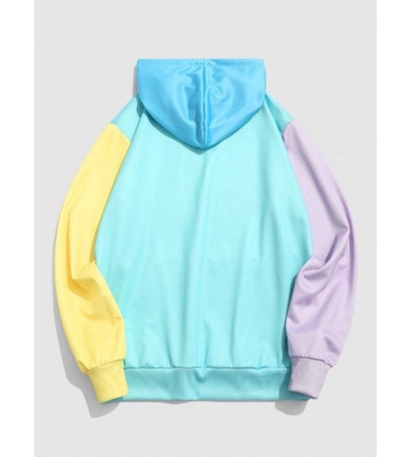 Los Angeles California Colorblock Hoodie