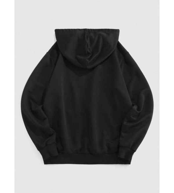 Streetwear Printed Tokyo Japanese Pocket Essentials Hoodie