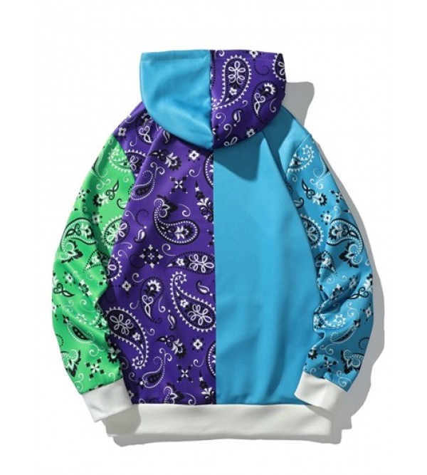 New Plan Paisley Patchwork Hoodie