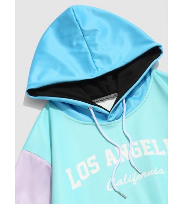 Los Angeles California Colorblock Hoodie